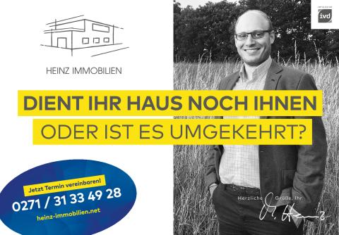 Plakatmotiv von Heinz Immobilien 